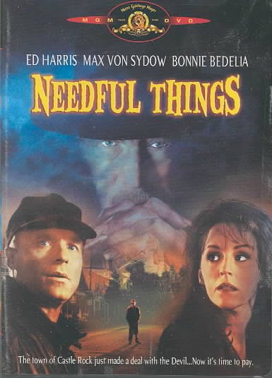 Needful things [videorecording] / Castle Rock Entertainment ; New Line Cinema ; produced by Jack Cummins ; directed by Fraser C. Heston ; screenplay by W.D. Richter.