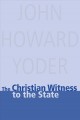 The Christian witness to the state  Cover Image