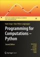 Programming for Computations - Python : A Gentle Introduction to Numerical Simulations with Python 3. 6. Cover Image